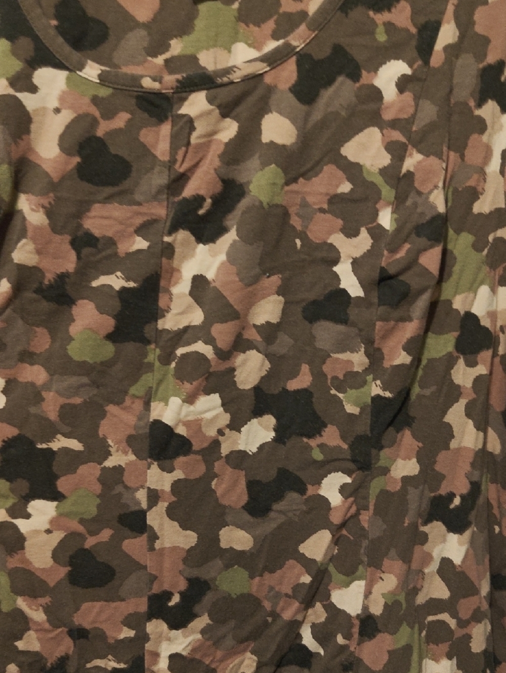 d.co Camouflage Short Sleeve Tee - Brown/Olive - Picture 3 of 4